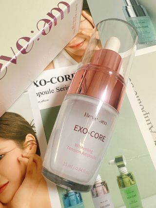 나우 [리브엠] 123억개 엑소좀으로 채운 눈부신 광채, 엑소코어 화이트닝 텐션 앰플 — 5점을 준 리뷰어가 2023년 7월 올린 사용 사진