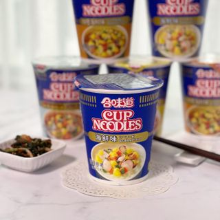 NISSIN 닛신 컵누들  4종 - 씨푸드오리지날, 씨푸드 스파이시, 씨푸드 커리, 씨푸드 XO소스 — 5점을 준 리뷰어가 2021년 12월 올린 사용 사진
