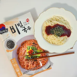 [한면원] 비빔국수 2인분 — 5점을 준 리뷰어가 2022년 8월 올린 사용 사진