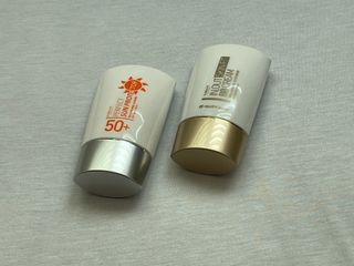 약손명가코스메틱 에오스보떼 퍼펙트 선 프로텍터 선크림 / 인_아웃 스킨 핏 비비크림 세트 구성 — 5점을 준 리뷰어가 2021년 7월 올린 사용 사진