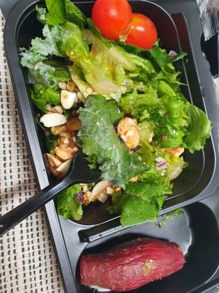 참살이도시락 작심삼일 샐러드도시락 3개 맛보기 새벽배송 또는 택배배송 — 4점을 준 리뷰어가 2021년 7월 올린 사용 사진