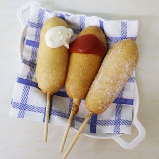 오마뎅 한우핫도그 — 5점을 준 리뷰어가 2021년 6월 올린 사용 사진
