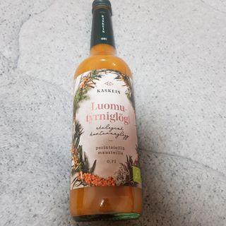 H365 [Kaskein Luomutyrniglögi] 핀란드 전통 무알콜 멀드와인 시벅톤 글로기 — 4.5점을 준 리뷰어가 2021년 4월 올린 사용 사진