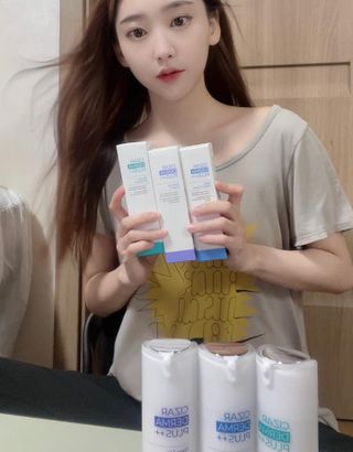 시자르 더마 플러스 오일 세럼, 리페어 크림, 톤업 크림 세트 — 5점을 준 리뷰어가 2023년 9월 올린 사용 사진