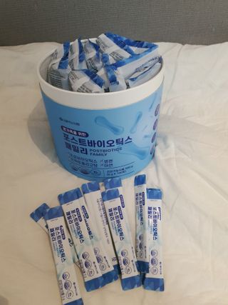 서울약사신협_포스트바이오틱스패밀리_5g x 100포 — 5점을 준 리뷰어가 2021년 3월 올린 사용 사진