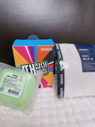 바나다바디케어 때잡이 알프레도 때비누 100g 기획세트 — 4.5점을 준 리뷰어가 2021년 9월 올린 사용 사진