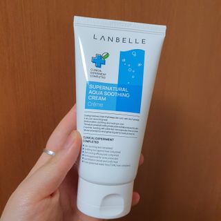 랑벨 수퍼내츄럴 아쿠아 수딩 크림 100ml — 5점을 준 리뷰어가 2022년 4월 올린 사용 사진