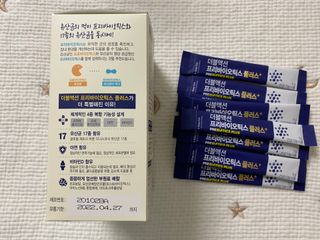 메이준뉴트리 더블액션 프리바이오틱스 플러스+ — 5점을 준 리뷰어가 2021년 5월 올린 사용 사진
