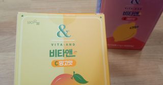 비타앤C 레몬맛, 망고맛 — 5점을 준 리뷰어가 2021년 4월 올린 사용 사진