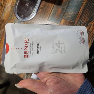 클린24시간 1BOX(5포) + 전용보틀(500ml) — 5점을 준 리뷰어가 2023년 2월 올린 사용 사진