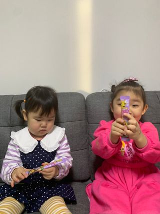다나음 180도 칼슘젤리+아연면역젤리 — 5점을 준 리뷰어가 2022년 1월 올린 사용 사진