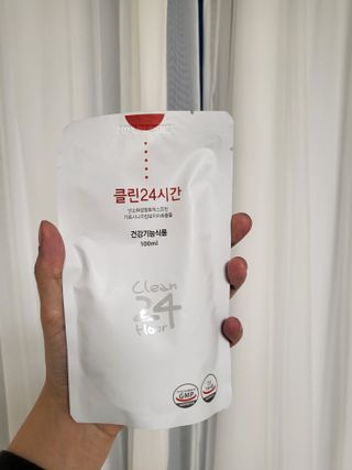 클린24시간 1BOX(5포) + 전용보틀(500ml) — 4.5점을 준 리뷰어가 2023년 4월 올린 사용 사진