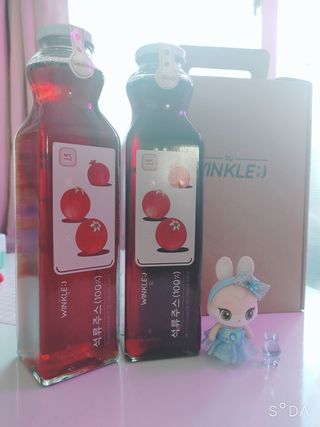 [바이윙클] 페르시아 유기농 석류 착즙주스 750ml 2병 + 선물박스 세트 — 5점을 준 리뷰어가 2022년 2월 올린 사용 사진