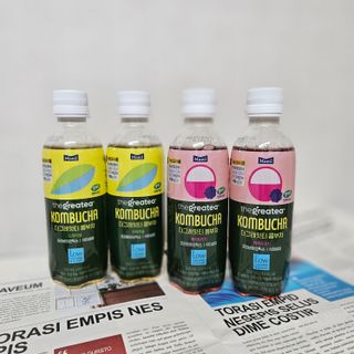 더그레잇티 콤부차 [매일유업] 더그레잇티 44kcal 콤부차 300ml *12개입 (오리지널 6개+베리리치 6개) — 4점을 준 리뷰어가 2023년 7월 올린 사용 사진