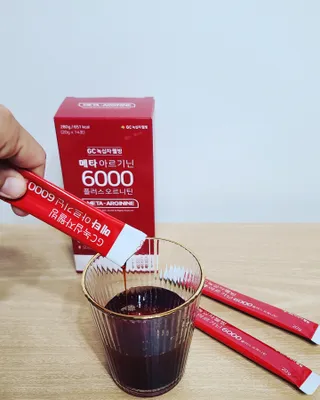 메타아르기닌 GC녹십자웰빙 메타 아르기닌 6000 플러스 오르니틴 — 5점을 준 리뷰어가 2022년 11월 올린 사용 사진