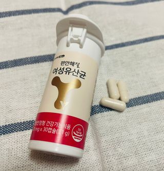 메이준뉴트리 메이준쎌 편안해질 여성유산균 — 5점을 준 리뷰어가 2021년 2월 올린 사용 사진