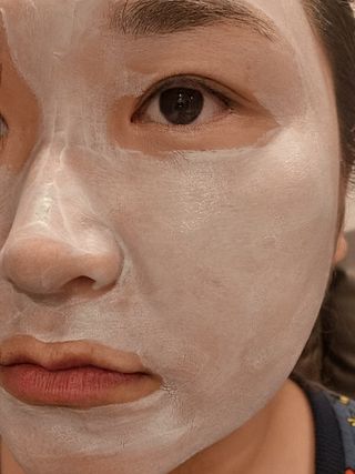 스킨큐어 산다화 씨위드 머드 팩 — 5점을 준 리뷰어가 2022년 8월 올린 사용 사진