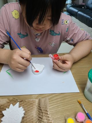 루트머지 국악캐릭터 석고방향제 DIY 키트 [4가지 모양 4가지  향 랜덤배송] — 5점을 준 리뷰어가 2022년 3월 올린 사용 사진