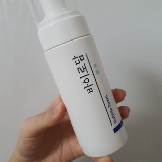 [바이로담] 저자극 약산성버블 폼 폼클렌징 150ml — 5점을 준 리뷰어가 2021년 3월 올린 사용 사진