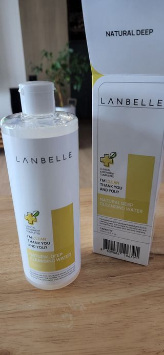 랑벨 내츄럴 딥 클렌징 워터 500ml — 5점을 준 리뷰어가 2022년 6월 올린 사용 사진