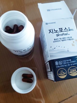 프리마인 홍삼의 강력한 에너지, 이제는 흡수율을 높인 최첨단 캡슐로 간편하게 초고속 충전하세요. — 5점을 준 리뷰어가 2022년 8월 올린 사용 사진