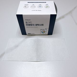 [올가드] 이염방지 세탁시트(100매입) 1BOX — 5점을 준 리뷰어가 2023년 2월 올린 사용 사진