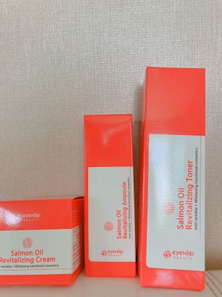 아이앤립 / EYENLIP 아이앤립 연어오일 리바이탈라이징 토너+앰플+크림 3종 세트 — 5점을 준 리뷰어가 2021년 5월 올린 사용 사진