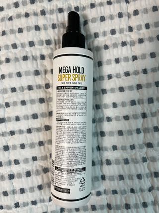 다슈코리아 다슈 포 맨 프리미엄 메가 홀드 슈퍼 스프레이 250ml — 4.5점을 준 리뷰어가 2021년 4월 올린 사용 사진
