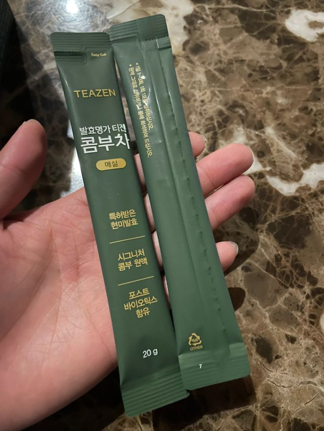 [스토어 구매평] 티젠 콤부차 매실 10ST 1개 리뷰 사진