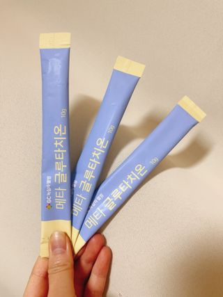 메타웰빙 GC녹십자웰빙 메타 글루타치온 — 5점을 준 리뷰어가 2022년 10월 올린 사용 사진