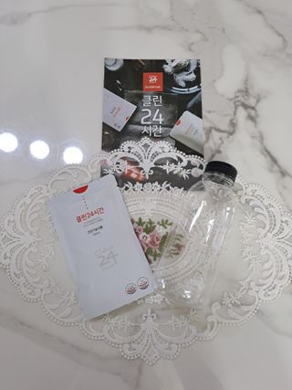 클린24시간 1BOX(5포) + 전용보틀(500ml) — 5점을 준 리뷰어가 2023년 5월 올린 사용 사진