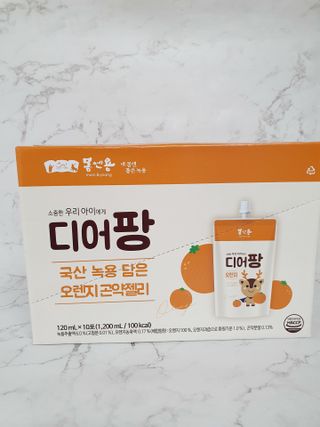 [몸엔용] 우리 아이 건강간식, 달콤한 녹용곤약젤리 디어팡 4종 — 5점을 준 리뷰어가 2021년 8월 올린 사용 사진