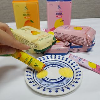 비타앤C 레몬맛, 망고맛 — 5점을 준 리뷰어가 2021년 4월 올린 사용 사진