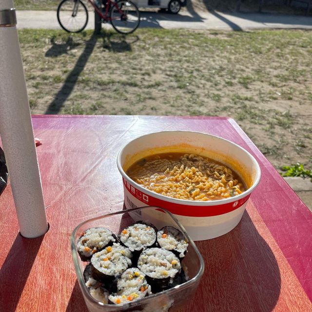 누구나 김밥*1ea [(혼합야채 35g *1ea,  김밥김 (5g, 5ea),  양념간장 (6g, 5ea), 참기름(5g, 2ea)] 리뷰 사진
