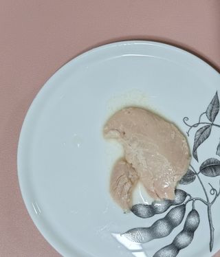 도그퓨어 푸드닭 강아지 닭고기 통살 애견간식 오리지널/차전자피/초록입홍합 — 5점을 준 리뷰어가 2021년 11월 올린 사용 사진