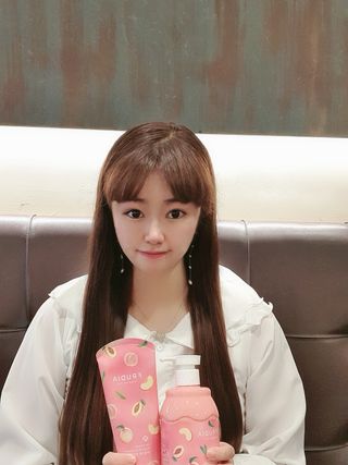 [후르디아] 복숭아 바디워시+바디에센스 세트 — 5점을 준 리뷰어가 2021년 8월 올린 사용 사진