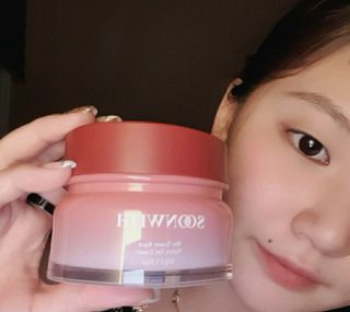 SOONWITH 바이오 수퍼 아쿠아 하이드로 젤 크림 — 5점을 준 리뷰어가 2021년 5월 올린 사용 사진