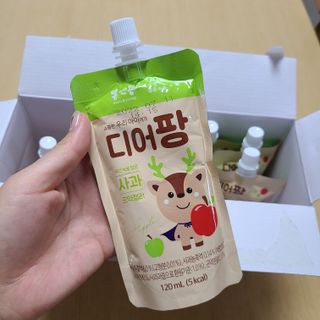 [몸엔용] 우리 아이 건강간식, 달콤한 녹용곤약젤리 디어팡 4종 — 5점을 준 리뷰어가 2021년 8월 올린 사용 사진