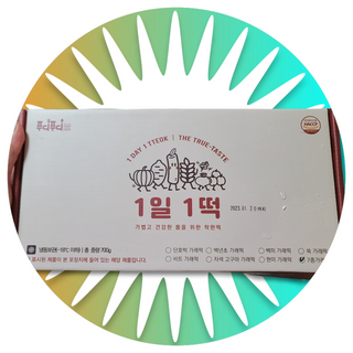 푸디푸디 1일1떡  가래떡 낱개포장 아침식사 식사대용 7종 세트 혼합 (14개입) — 5점을 준 리뷰어가 2022년 6월 올린 사용 사진