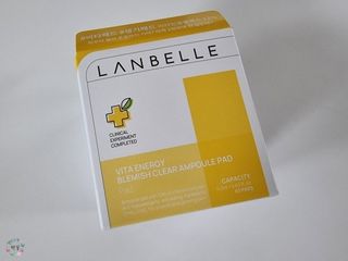 랑벨 비타 에너지 잡티 앰플 패드 65매 (투명하고 밝은 얼굴 광채패드) — 4점을 준 리뷰어가 2022년 4월 올린 사용 사진