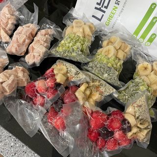 수플먼트 나는 마신닭!! 닭가슴살 주스키트, 먹기 힘들었던 닭가슴살 이제는 마시자 — 5점을 준 리뷰어가 2023년 3월 올린 사용 사진