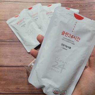 클린24시간 1BOX(5포) + 전용보틀(500ml) — 5점을 준 리뷰어가 2022년 10월 올린 사용 사진