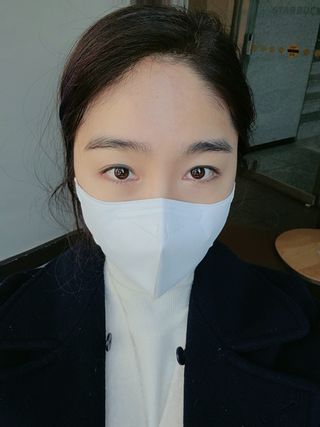 [푸름웰니스] KF94 비움 마스크 - 화이트 — 5점을 준 리뷰어가 2021년 3월 올린 사용 사진