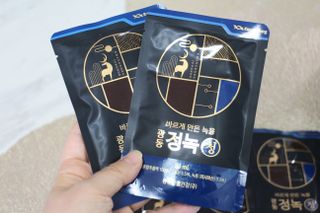 광동생활건강 [광동] 바르게 만든 녹용, 광동정녹청 — 3점을 준 리뷰어가 2022년 1월 올린 사용 사진