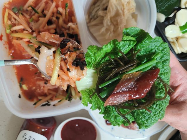 포항 구룡포 햇 과메기 야채세트 마라도회식당 꽁치 리뷰 사진