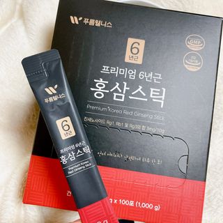 [푸름웰니스] 프리미엄 6년근 홍삼스틱 3mg x 100포 — 4점을 준 리뷰어가 2022년 3월 올린 사용 사진