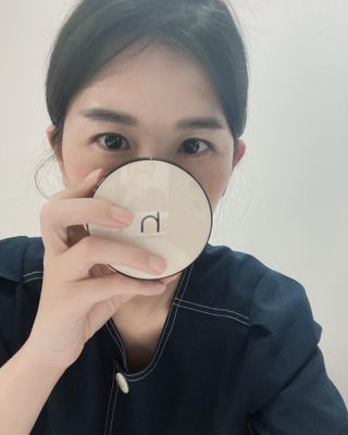 하멜 비건 아쿠아 글로우 제로핏 쿠션 — 4점을 준 리뷰어가 2022년 8월 올린 사용 사진