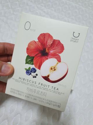딜라이트 프로젝트 블렌딩티 우엉호박티, 히비후르츠티, 쟈스민캐모티 — 5점을 준 리뷰어가 2021년 7월 올린 사용 사진