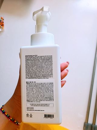 카오리온코스메틱스 클린온 버블 핸드 워시 500ml — 5점을 준 리뷰어가 2021년 8월 올린 사용 사진