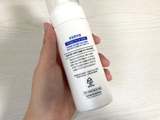 [바이로담] 저자극 약산성버블 폼 폼클렌징 150ml — 3점을 준 리뷰어가 2021년 4월 올린 사용 사진